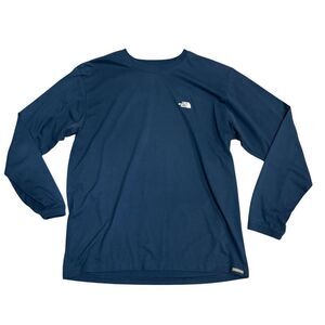 Vintage The North Face Vaporwick Men's XL Blue Long Sleeve T-Shirt Outdoor